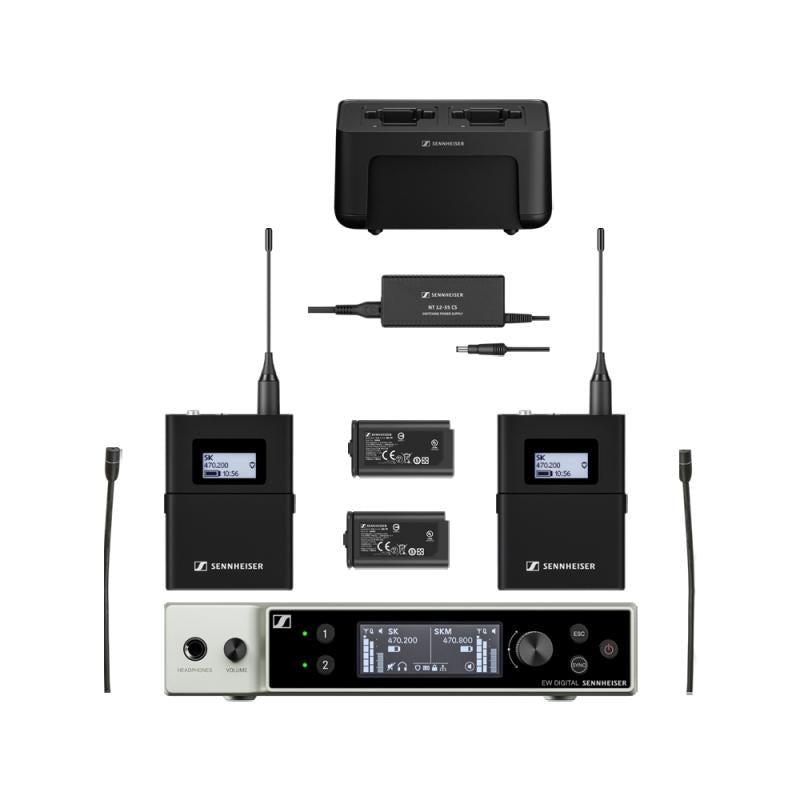 EW-DX Dante 2 ch Body Pack Kit