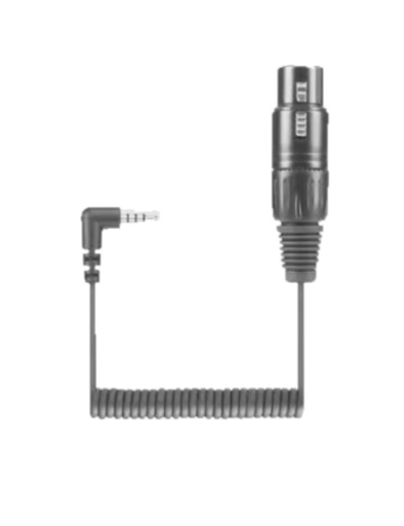 XLR-3 to a 3.5 mm smartphone c