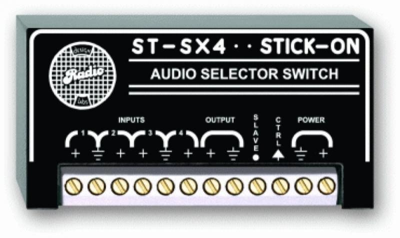 4 Input Switcher 4 unbalanced