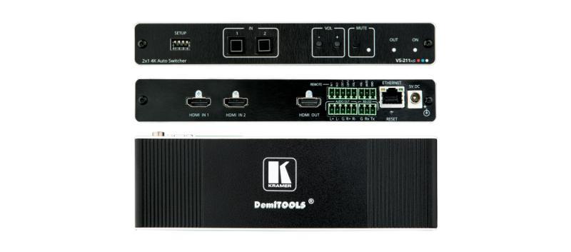 4K60 4:4:4 2x1 HDMI Switcher w