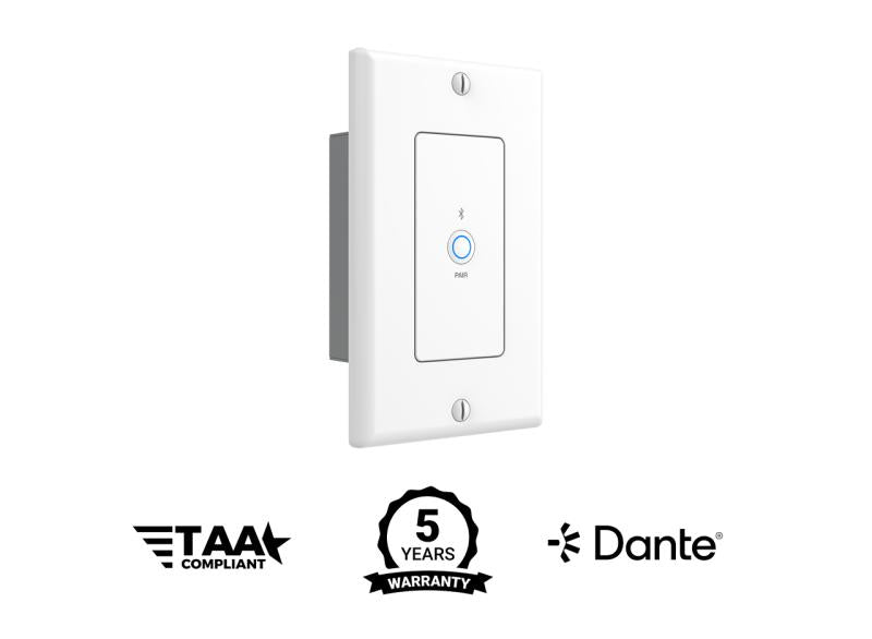 Dante Bluetooth Wallplate with