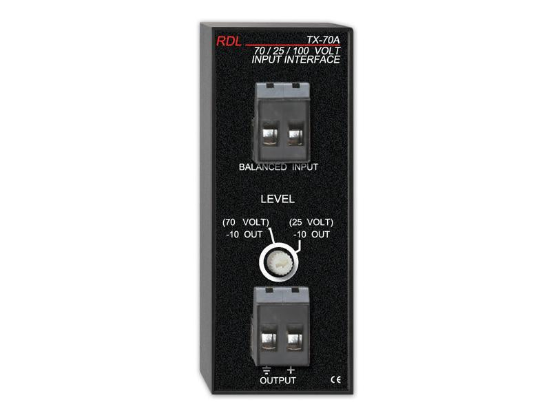 70 V Input Interface 100V/70V