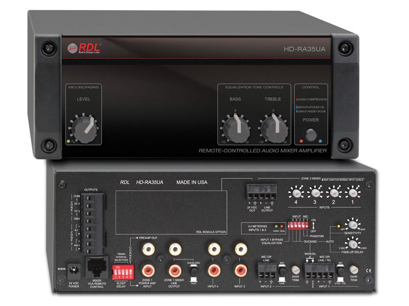 35 Watt Remote Mixer Amplifier