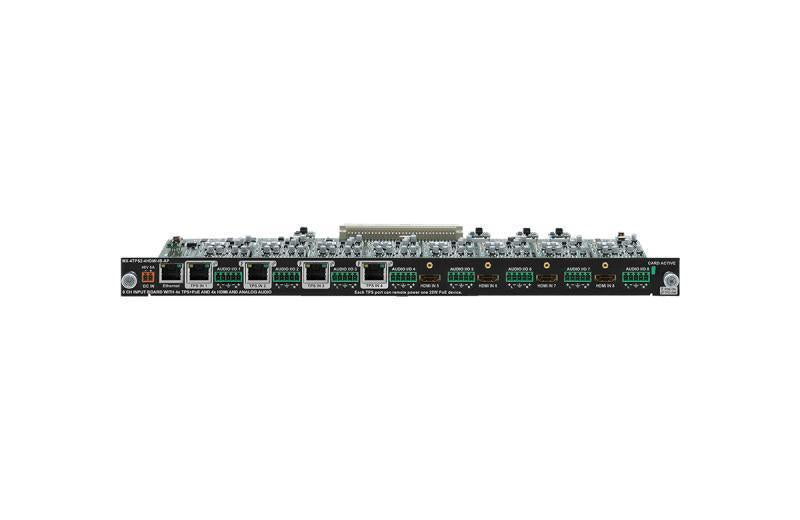 4 channel HDBaseT and 4 channe