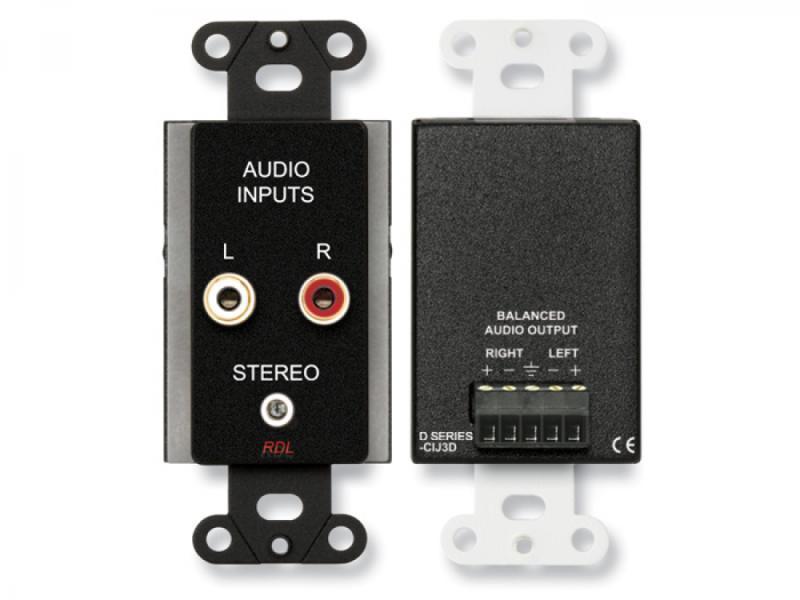 Consumer Input Jacks Stereo