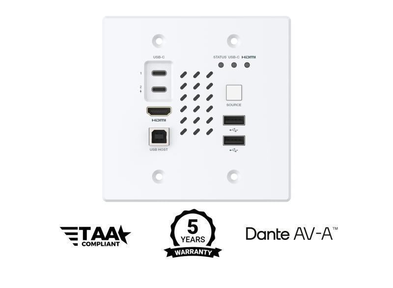 CHAZY 4K Wall Plate TX. HDMI 2