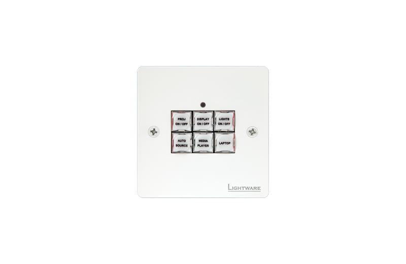 Trigger button panel with 6 pu