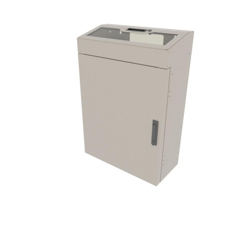 6SP.LOW PROFILE WALL RACK,PLEX