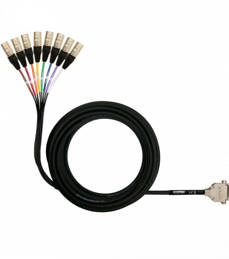 8 Channel DB25 to XLR Male Aud