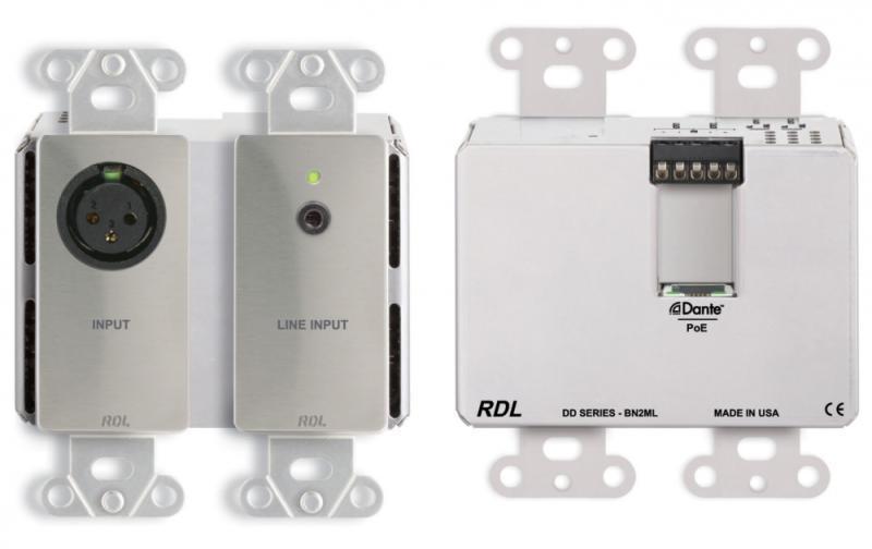 Bi-Directional Mic/Line Dante