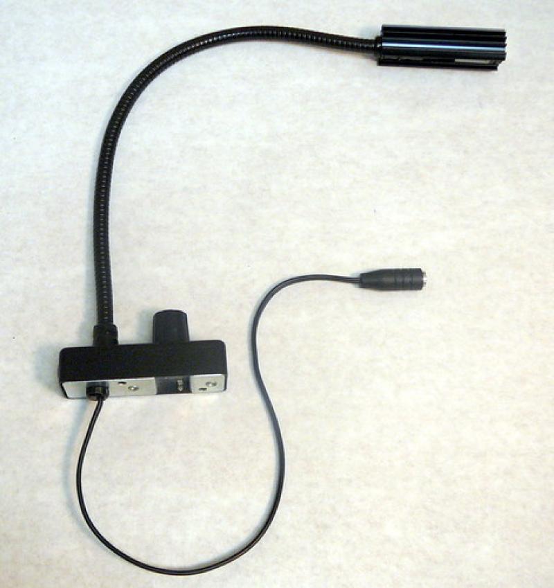 12" 5W Gooseneck Lamp w/pwr