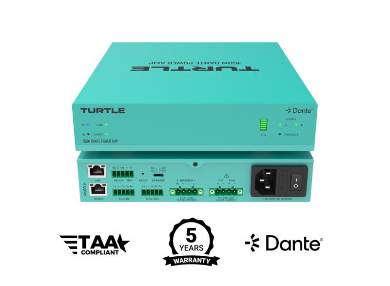 Dante Network Power Amplifier.