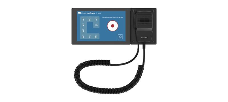 Q-SYS Touchscreen Page Station