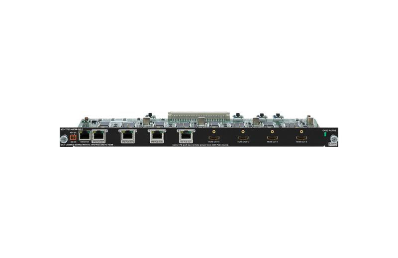 4 channel HDBaseT and 4 channe