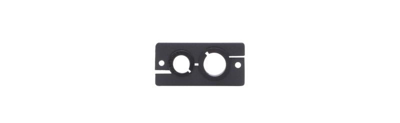 Dual Cable Pass Through 9mm &