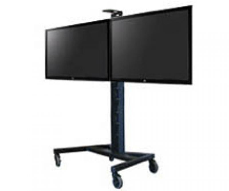 D 40-70" FP Floor Stand Black