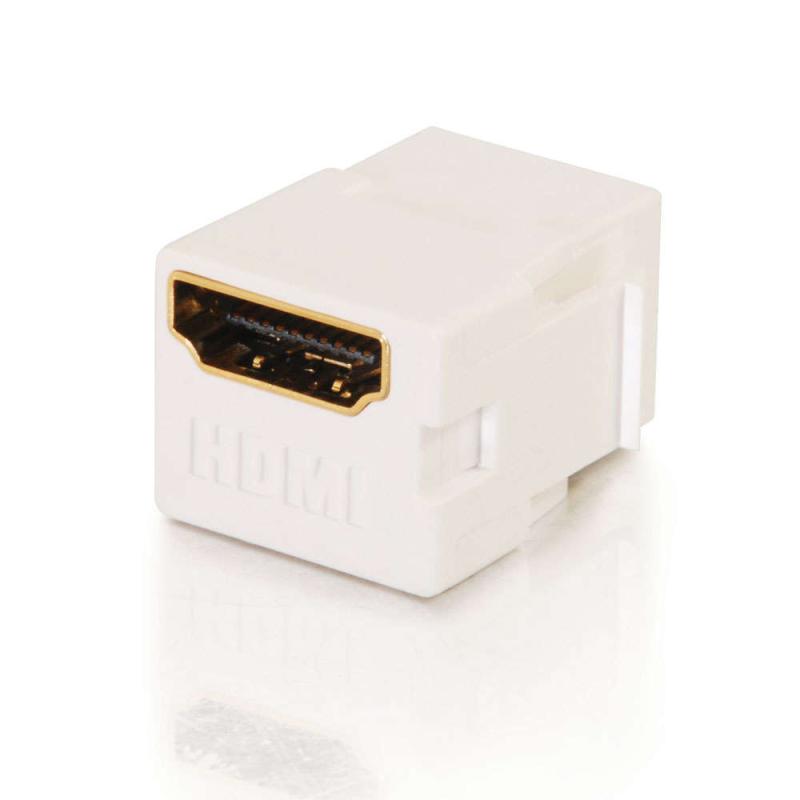 HDMI KEYSTONE JACK - WHITE