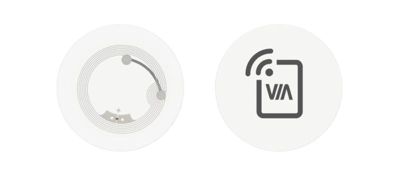 White NFC Tag Accessory for VI