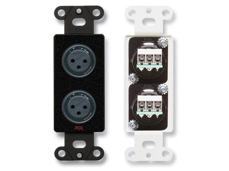 Dual XLR 3-pin Female Jacks on