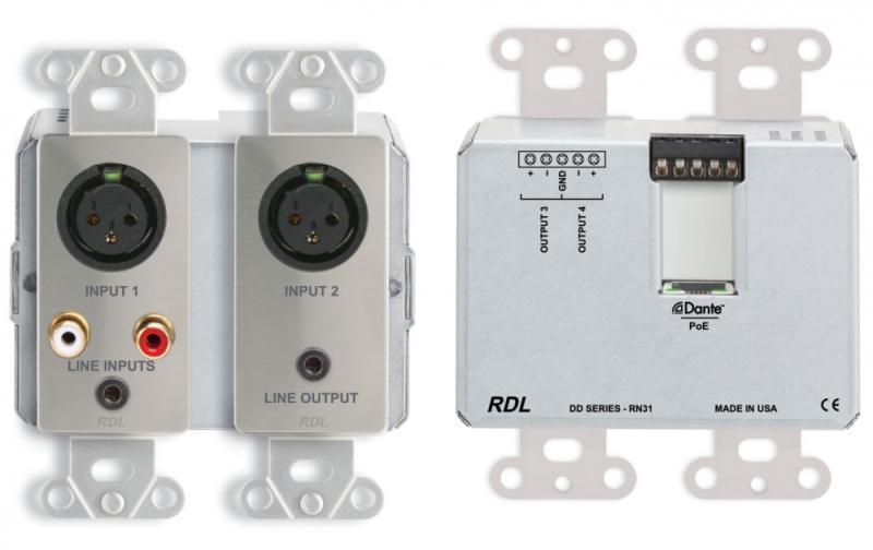 Bi-Directional Mic/Line Dante