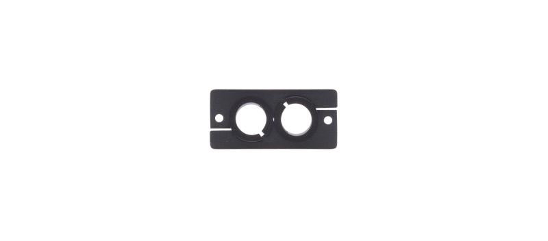 Wall Plate Insert-2 Cable BL