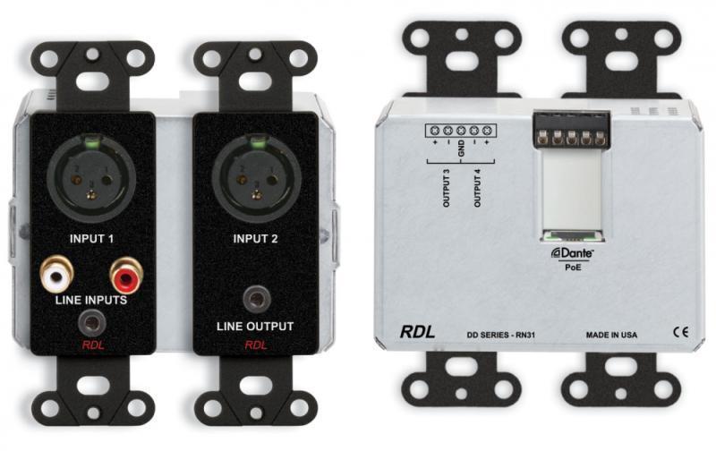 Bi-Directional Mic/Line Dante