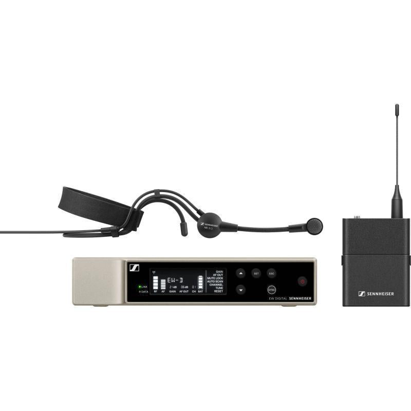 Digital wireless headmic set.