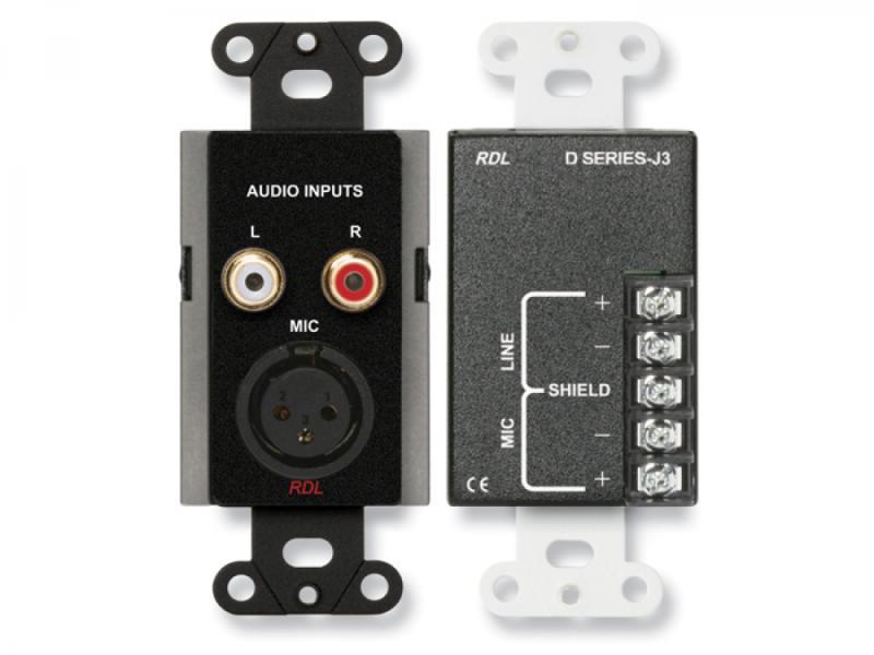 Mic/Line Input Assembly - XLR,