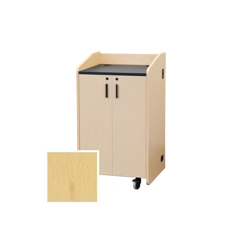 Mobile FT Lectern Maple