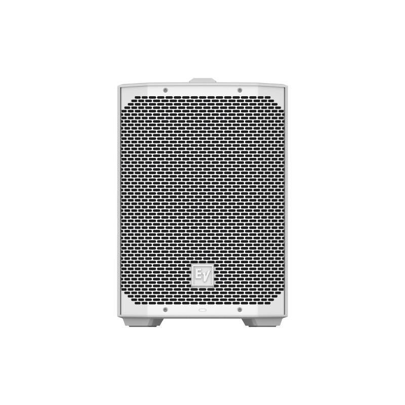 8" 2-way speaker battery white