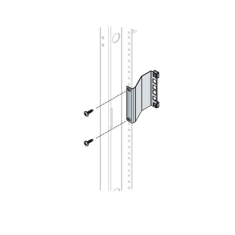 2SP 3"D RACKRAIL RECESSOR