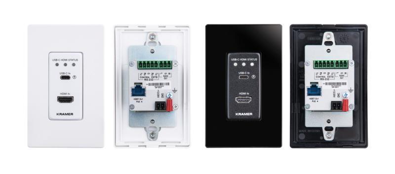 2x1 4K30 HDMI/USB-C US Wall-Pl