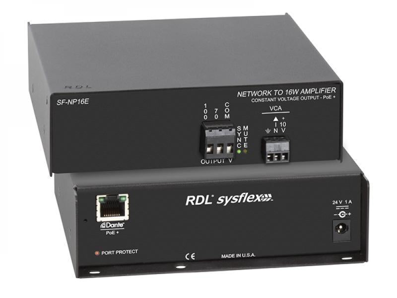PoE+ Network to 16 W Mono Audi