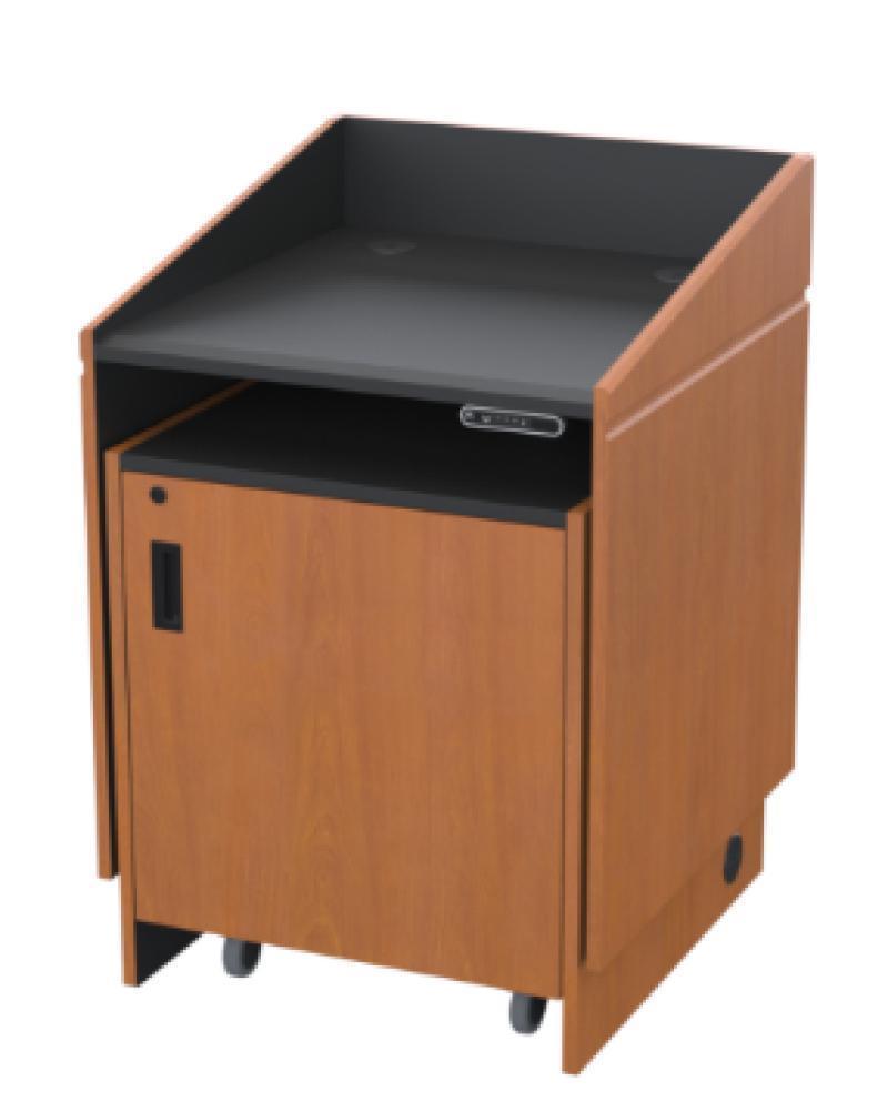 Electric Lift Lectern, Roll-ab