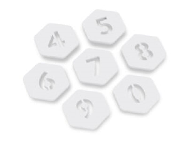 BirdDog rear numbers White for
