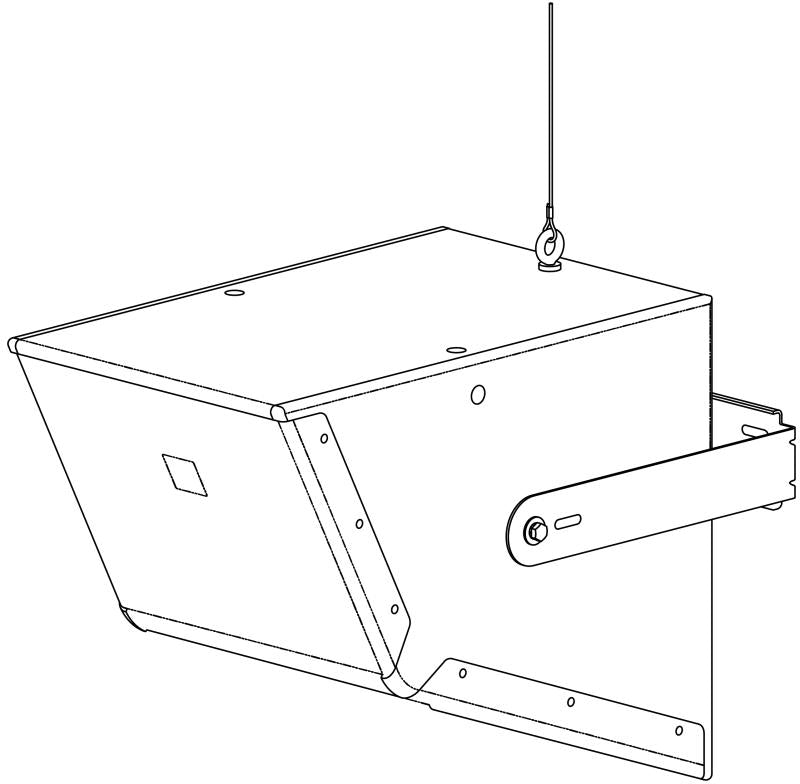 U-bracket for EVC-1122/VI, bla
