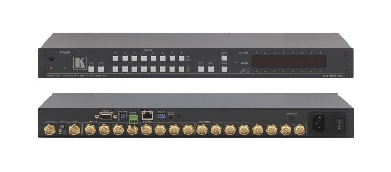 8x8 3G HD-SDI Matrix Switcher