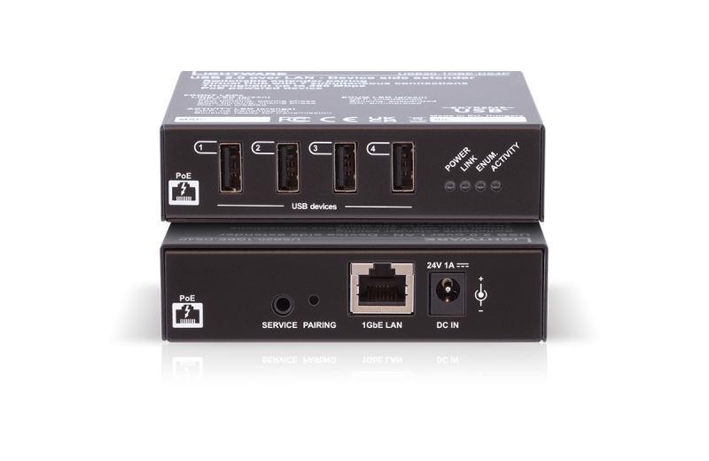 USB 2.0 over LAN device side e