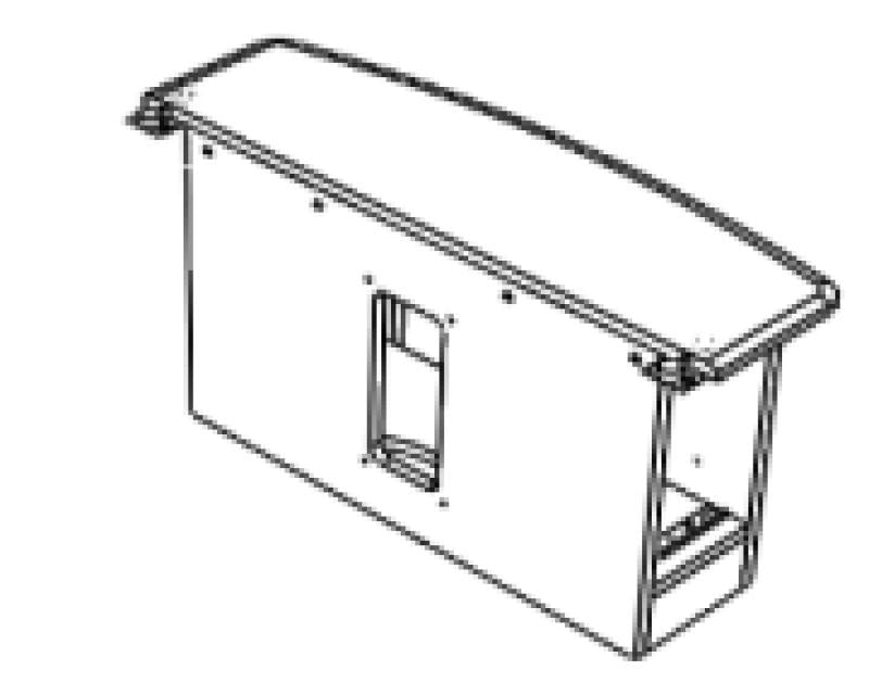 T526 Table - Rear Vertical Rac