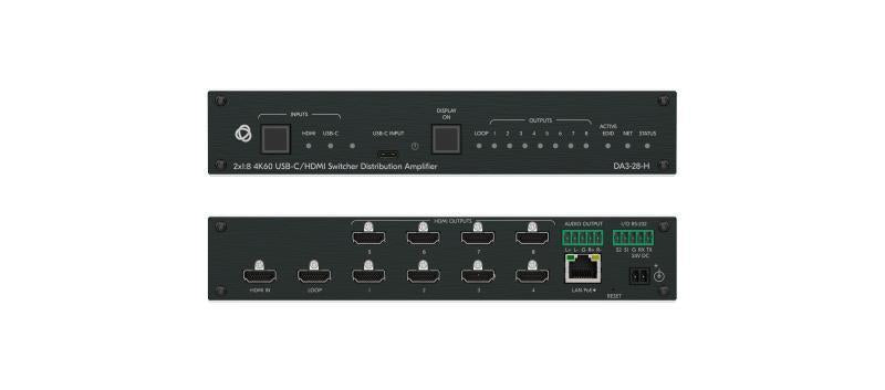 2x1:8 4K60 USB-C/HDMI Switcher