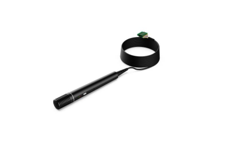 Flush hand held microphone