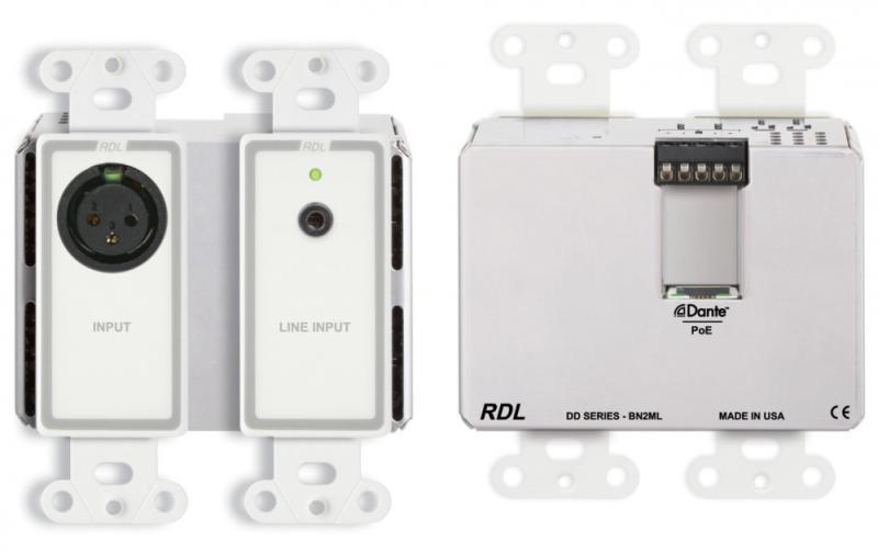 Bi-Directional Mic/Line Dante