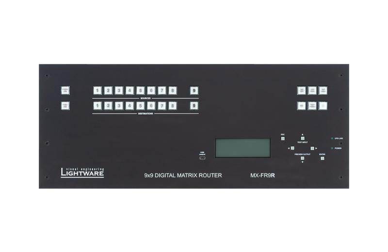 9x9 digital crosspoint router