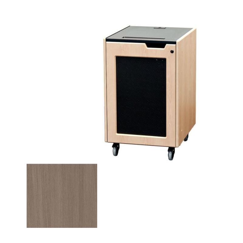 16U Mobile rack equipped with