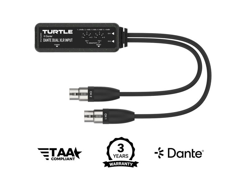 Dante Dual Channel Analog XLR