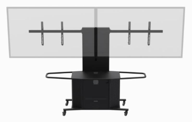 MC1000 All Metal Monitor Cart