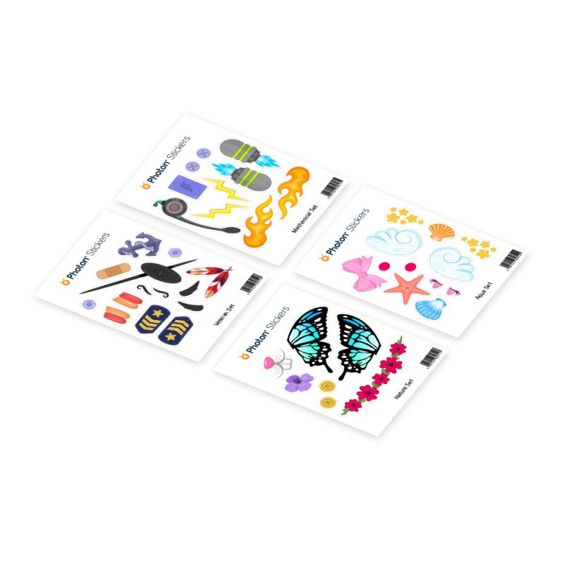 Photon Stickers set (4 in 1)
