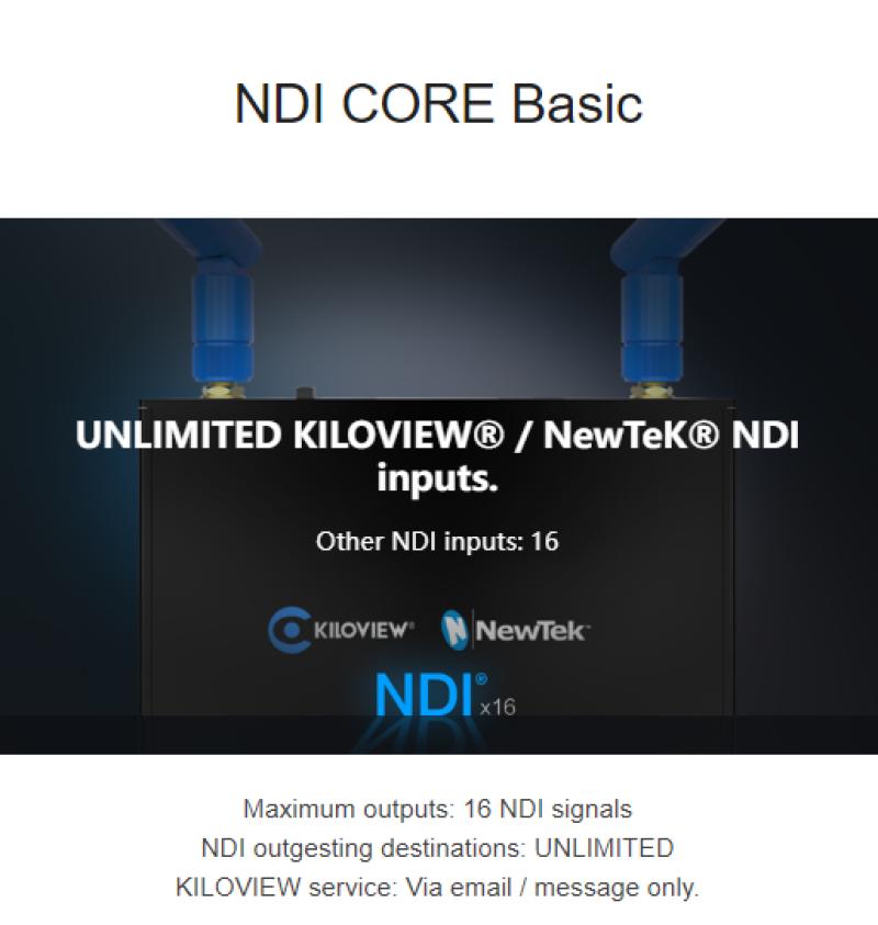 A core system for NDI sources