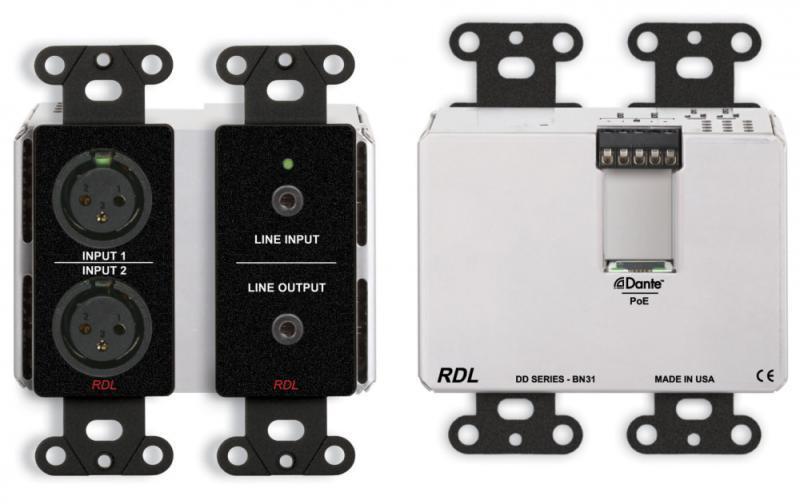 Bi-Directional Mic/Line Dante