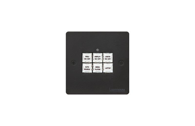 Trigger button panel with 6 pu